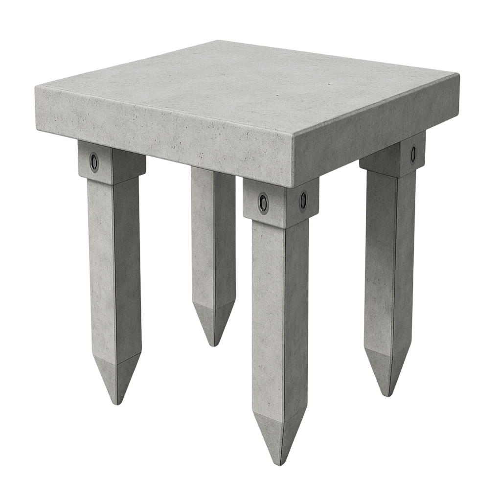 Фундамент на ЖБ сваях в Туле